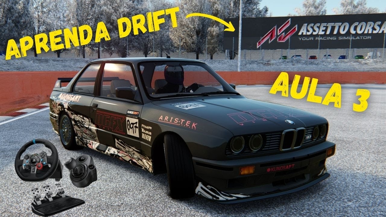 COMO FAZER DRIFT ZERINHO AULA #3 (ASSETTO CORSA / VIDA REAL)