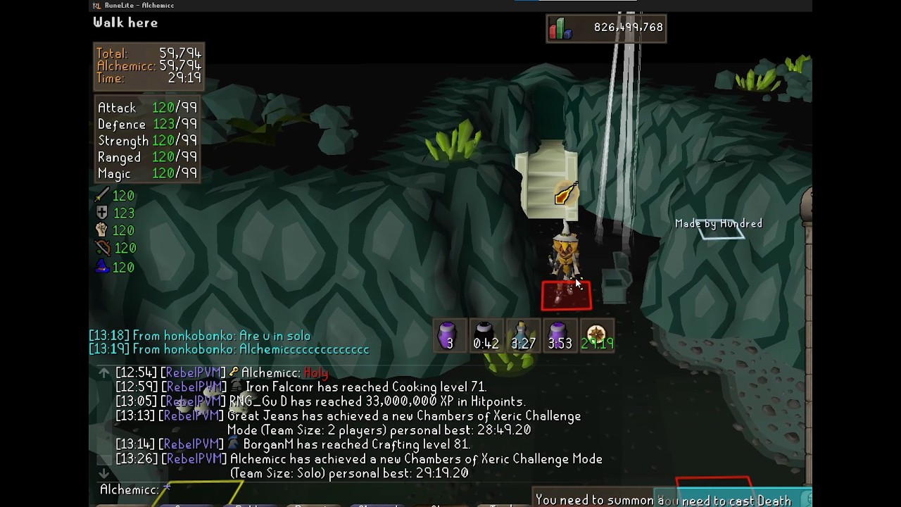 OSRS Solo cox cm 29:19