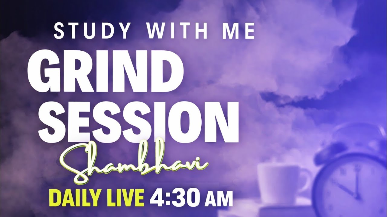 DAY 6 |  STUDY WITH ME (LIVE) | PRODUCTIVE MORNING 