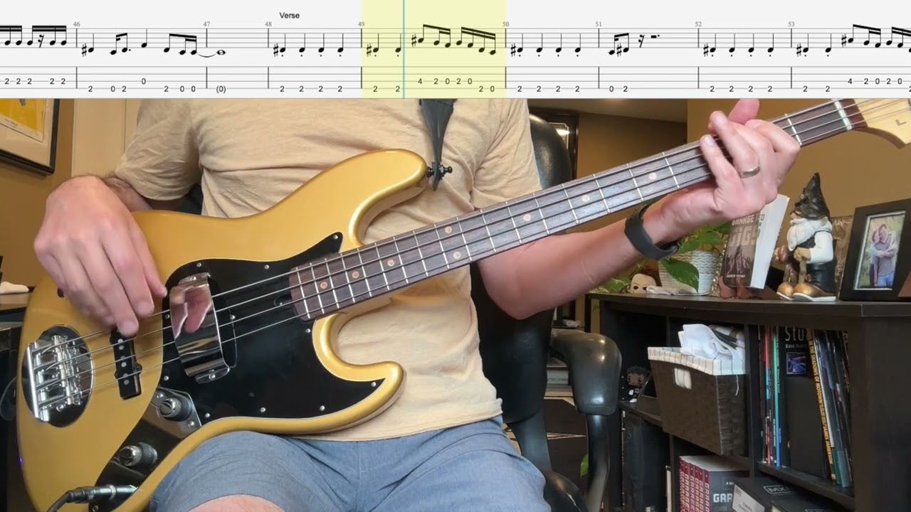 Straight Through the Heart by Dio Isolated Bass Cover with Tab