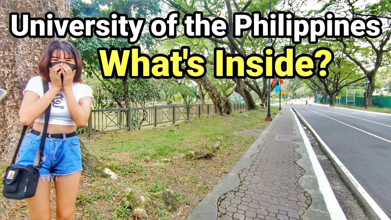 AWESOME WALK INSIDE A Lot of School Colleges in U.P. Diliman Philippines [4K] 🇵🇭