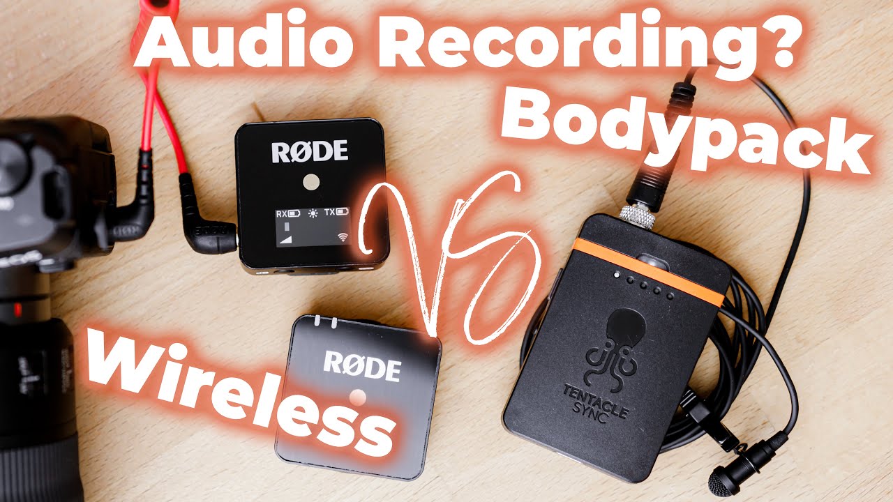 Wireless Microphone Systems vs Body Pack Audio Recorders (Tentacle Track E vs Røde Wireless GO II)