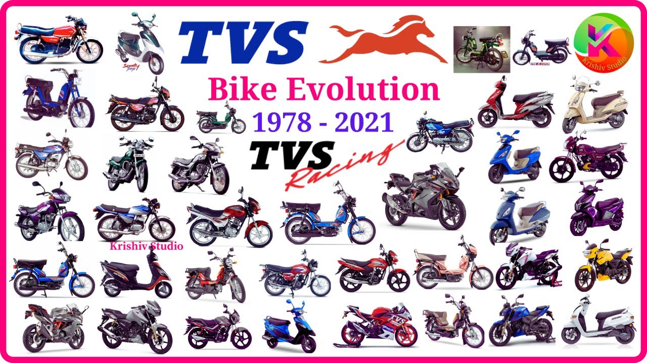 TVS Bike Evolution (1978 - 2021) in India # Krishiv Studio