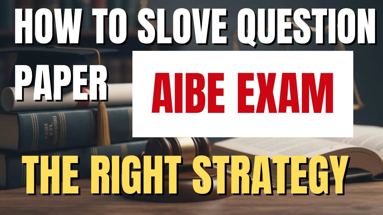 💡How to Solve AIBE Full Paper in 3 Hours | Smart Strategy for All India Bar Examination 2025
