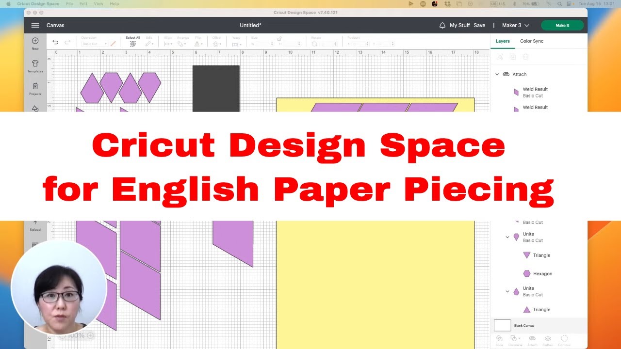 Cricut Design Space for EPP training