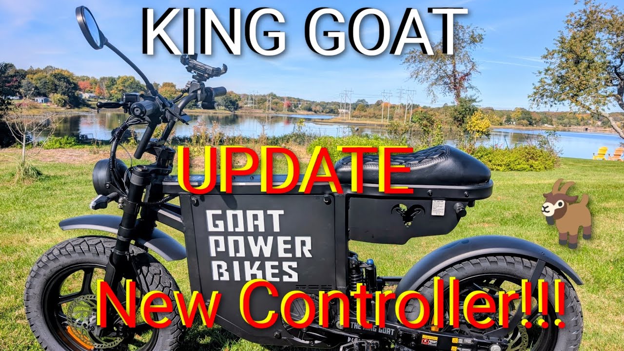 The KING GOAT Ebike- Back On The Throne! Updated Controller!
