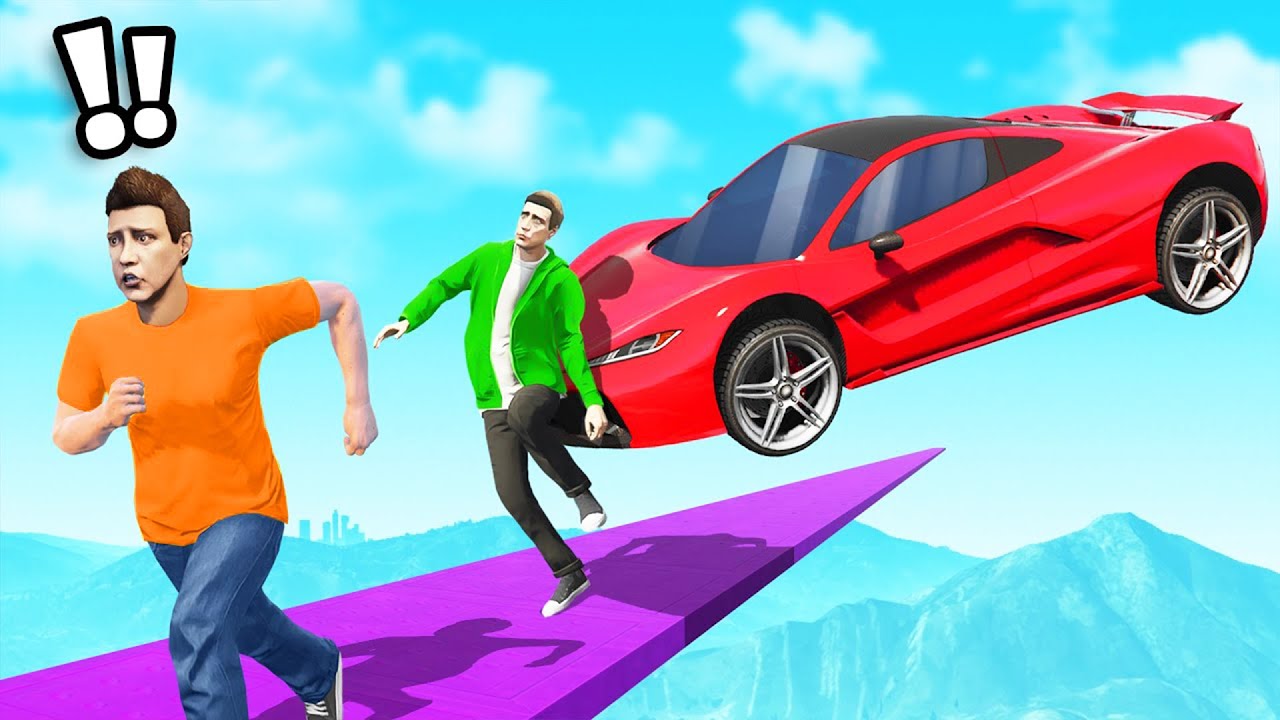 Ontwijk De VLIEGENDE Auto's In GTA!
