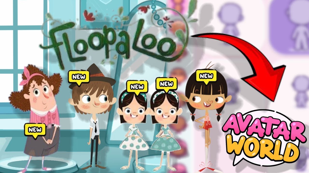 HOW TO MAKE FLOOPALOO CHARACTERS IN AVATAR WORLD 