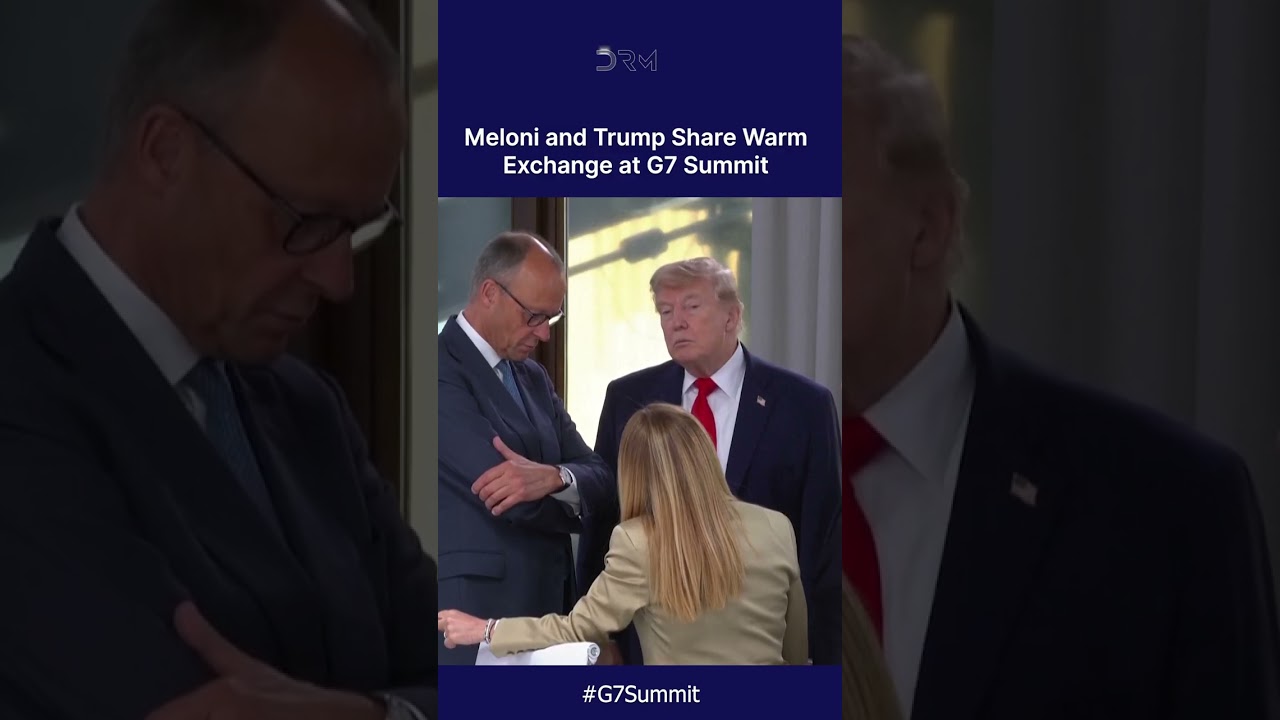 &laquo;Мы всегда были друзьями&raquo;: тёплая встреча Мелони и Трампа на саммите G7 | DRM News | AC1C