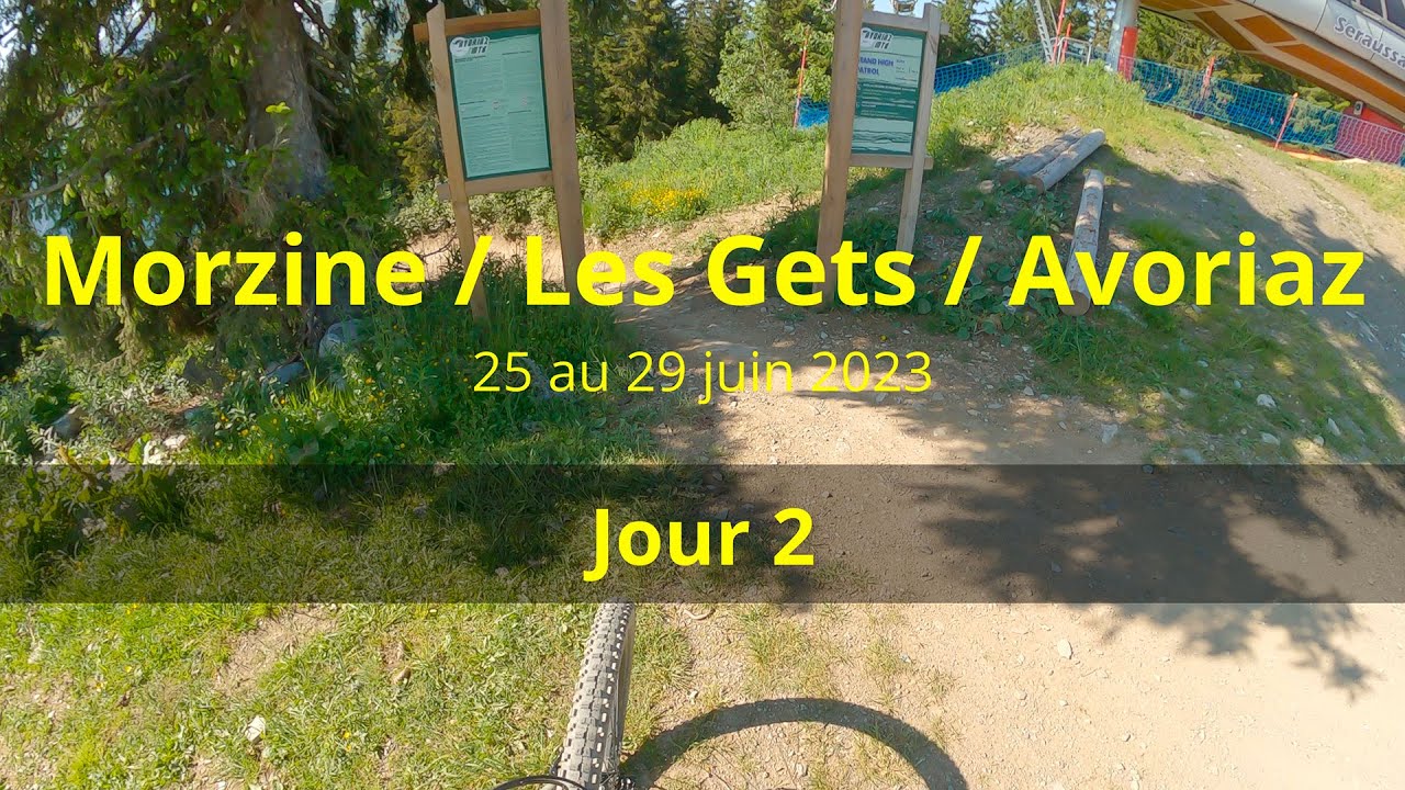VTT/MTB - Morzine / Les Gêts / Avoriaz Bike Park avec la Canyon Spectral (jour 2)
