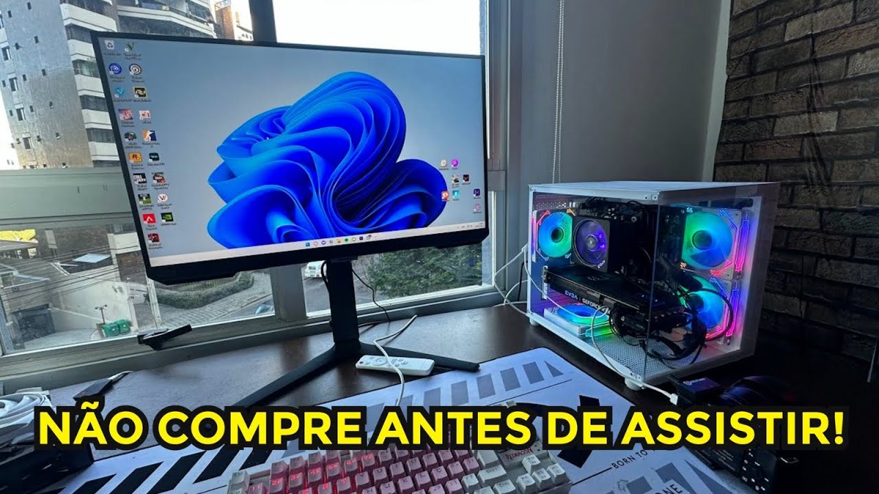Não compre o Samsung Odyssey G40 240hz antes de ver esse vídeo!! Review Samsung G240B 240hz
