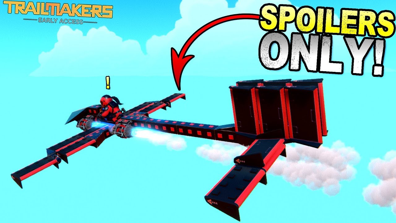 Can Upside Down Spoilers Make a Plane Fly? - Trailmakers Early Access Gameplay