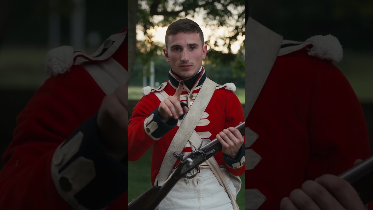 Tir de Brown Bess | Mousquet utilis&eacute; lors de la Bataille de Waterloo  #napoleon #history #france