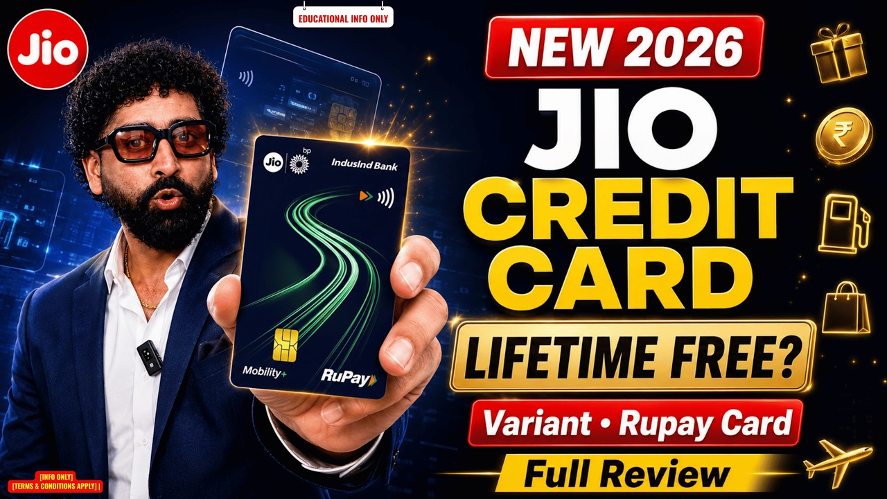 Jio Credit Card 2026 💳 | Lifetime Free Credit Card? 60 Litre Fuel Offer, Rewards & Apply Kaise Kare
