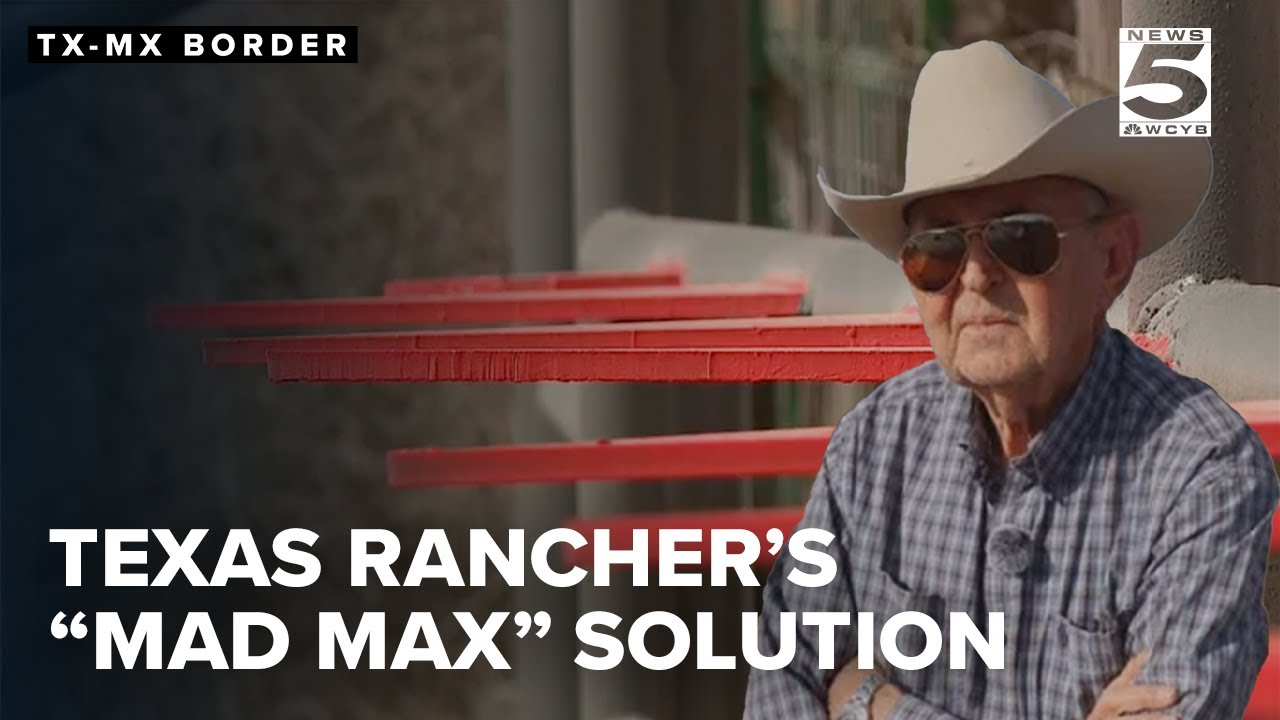 Rancher builds 'Mad Max' gate to block smugglers, migrants along Texas border