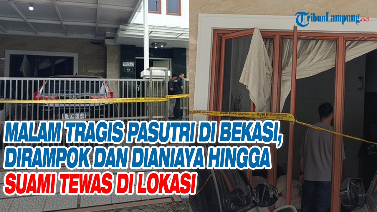 Malam Tragis Pasutri di Bekasi, Dirampok dan Dianiaya hingga Suami Tewas di Lokasi