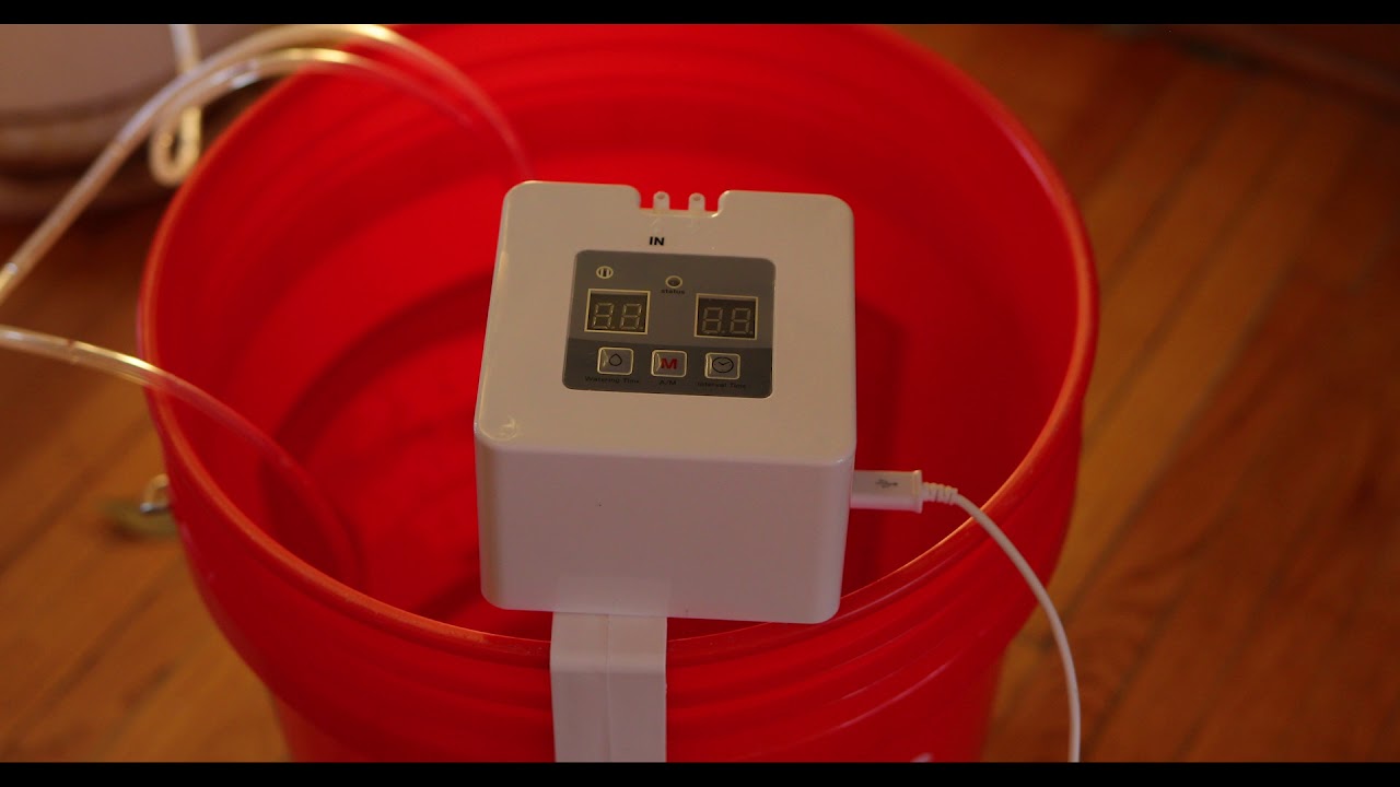 How to program the Automatic Drip Kit water timer for containers
