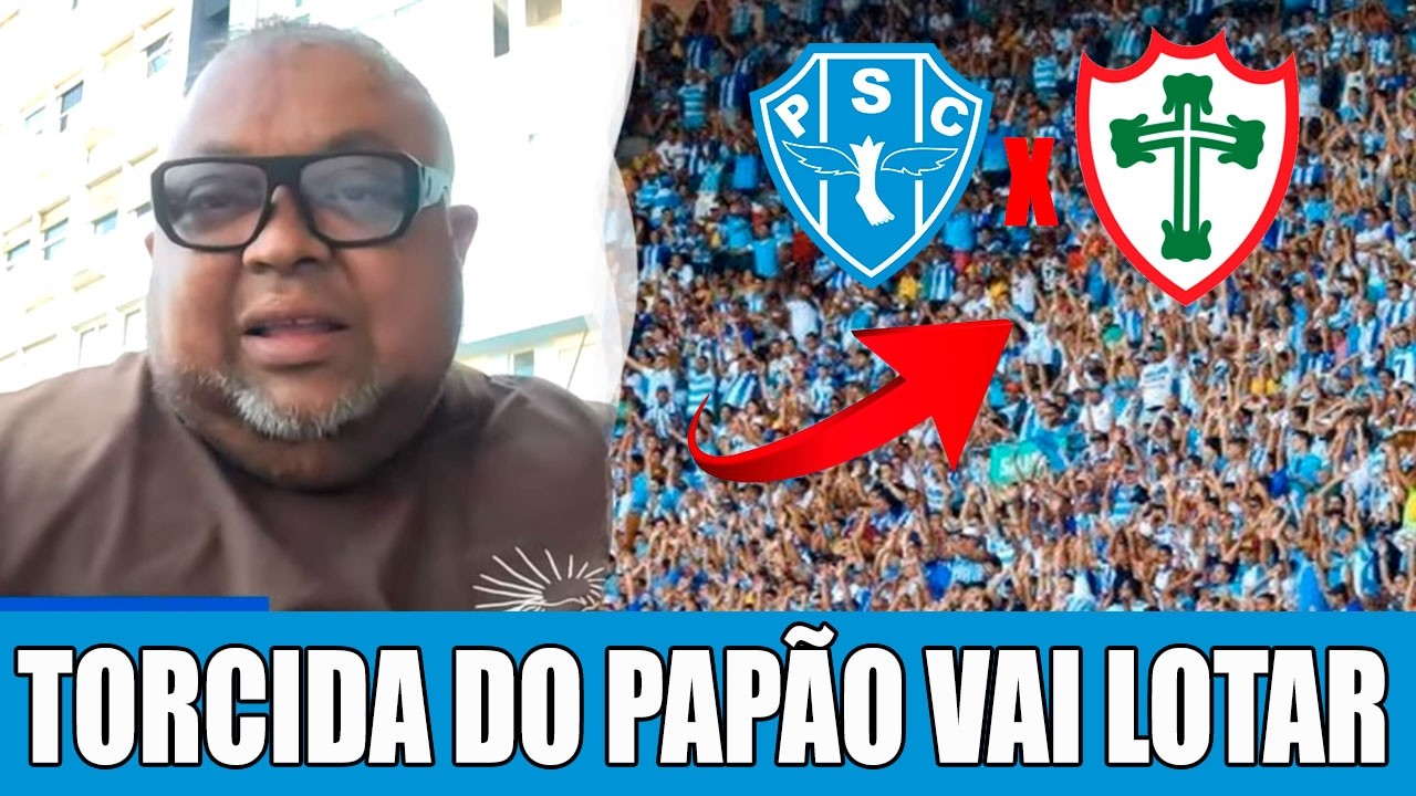 A FIEL DO PAPÃO PROMETE LOTAR O ESTÁDIO! 🔵⚪