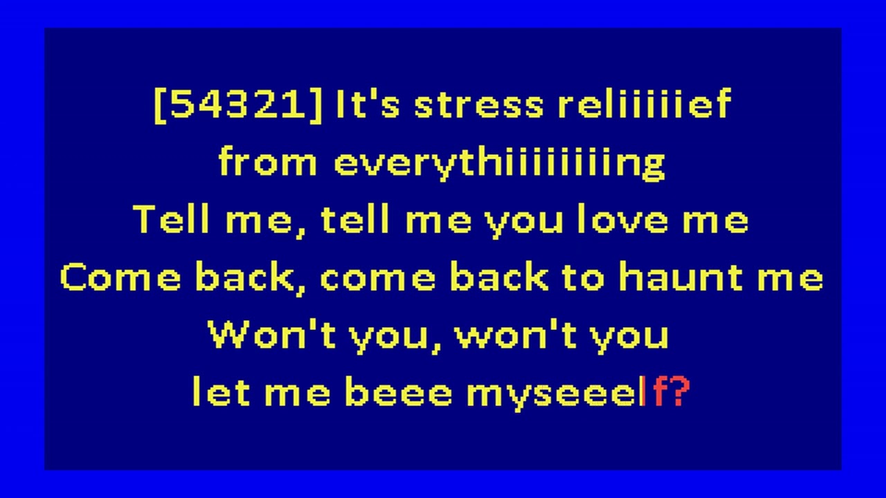 late night drive home  - Stress Relief (karaoke)