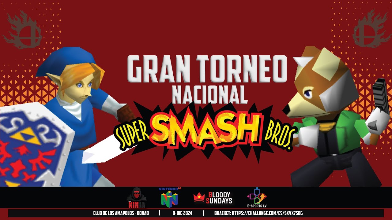 GRAN TORNEO NACIONAL - SUPER SMASH 64 - FULL TOURNAMENT 🇩🇴