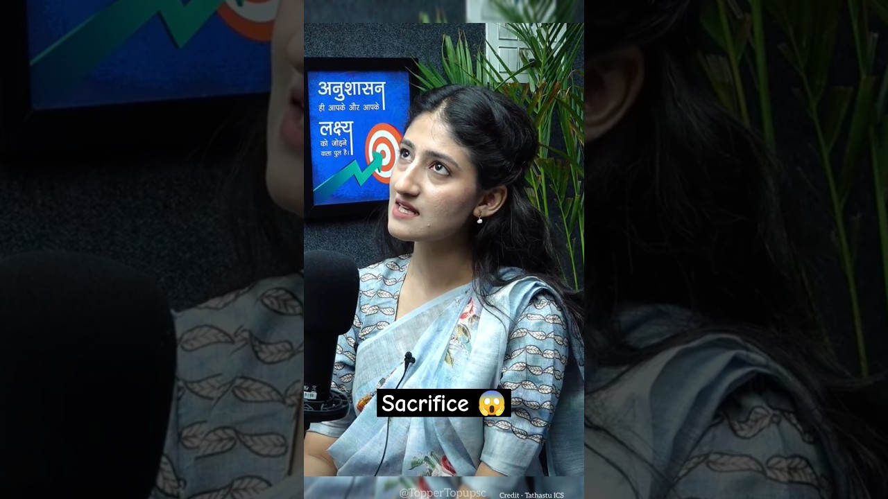 Sacrifice by ias neha byadwal #nehabyadwal #motivational #motivation #interview #upsc #ias #ips