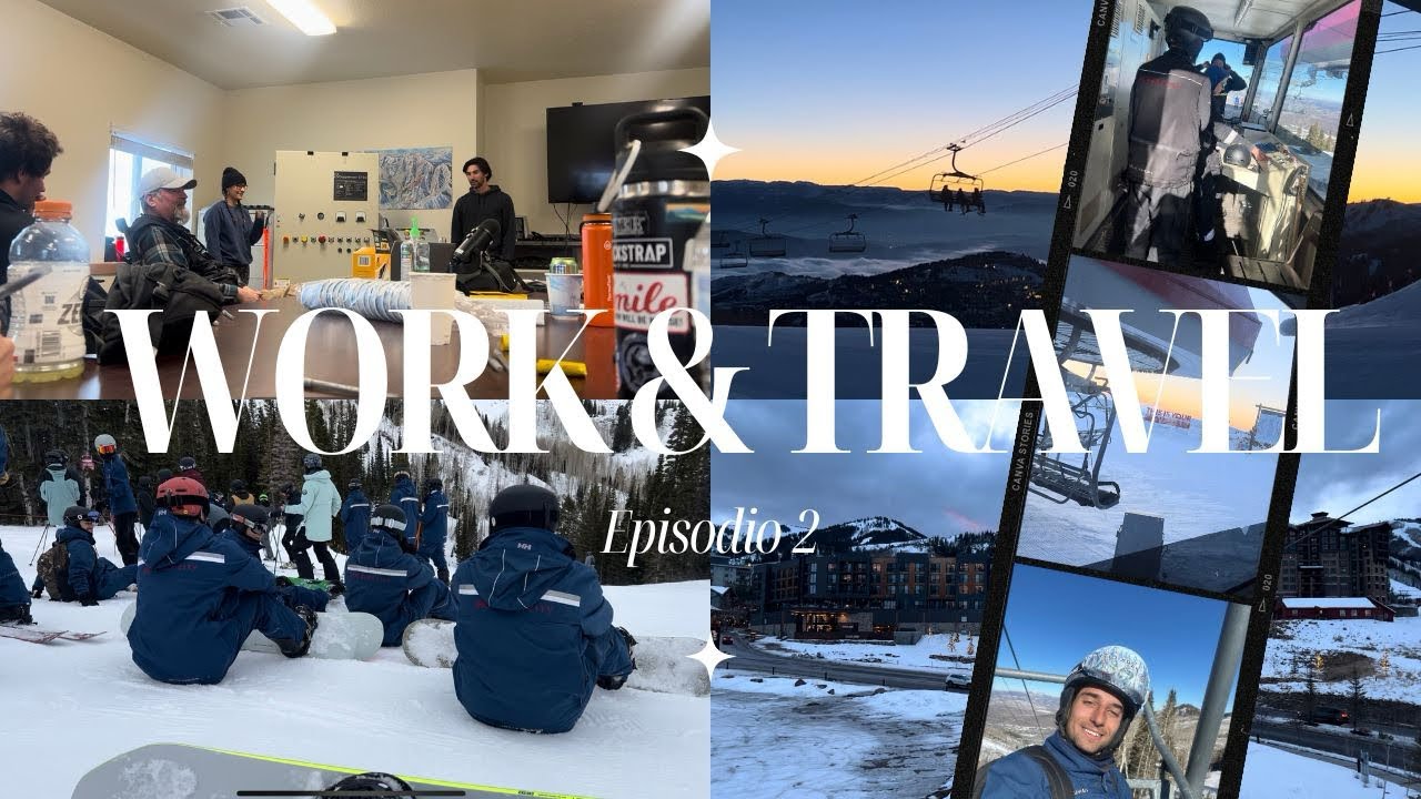 ¡Primera semana de Work & Travel trabajando como Lift Operator en Park City! | Episodio 2