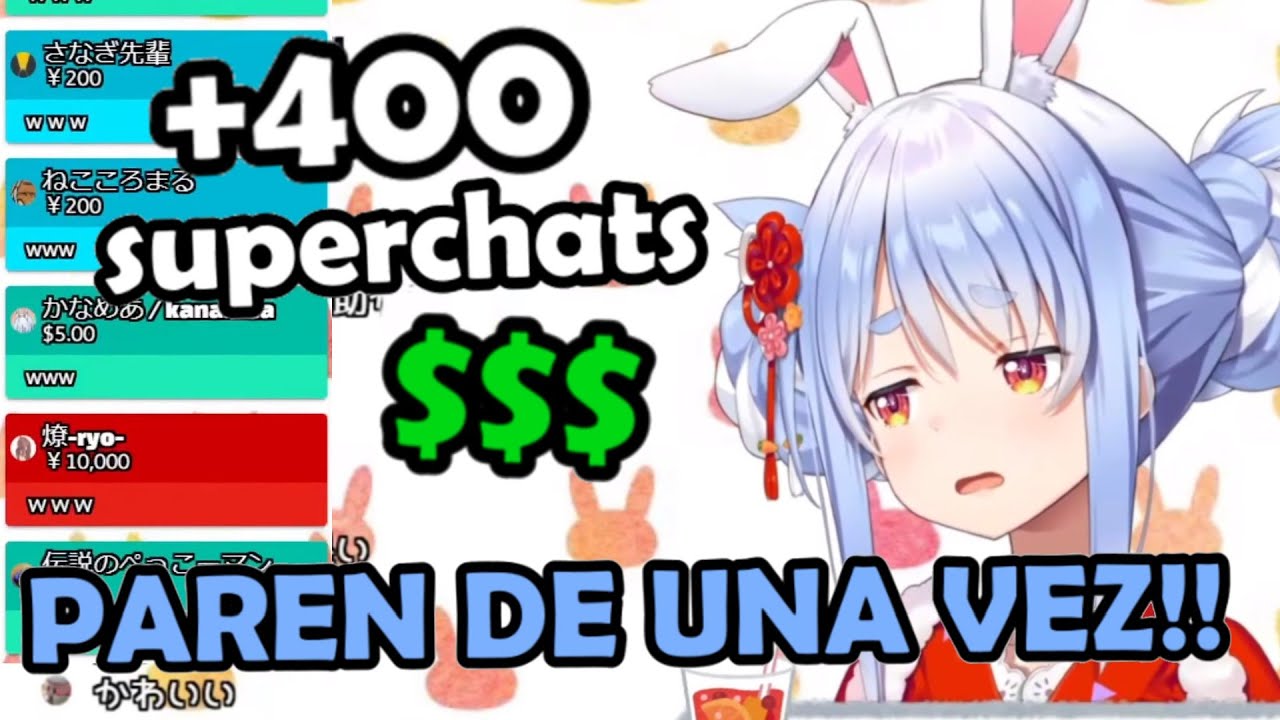 [Sub Esp] El chat TROLLEA a Pekora con SUPERCHATS 💲💲💲 [Hololive]