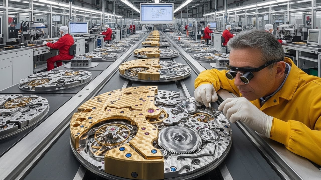Inside the Swiss Watch Workshop – How Master Craftsmen Build $100,000 Timepieces | Full Process 🇨🇭 ✨