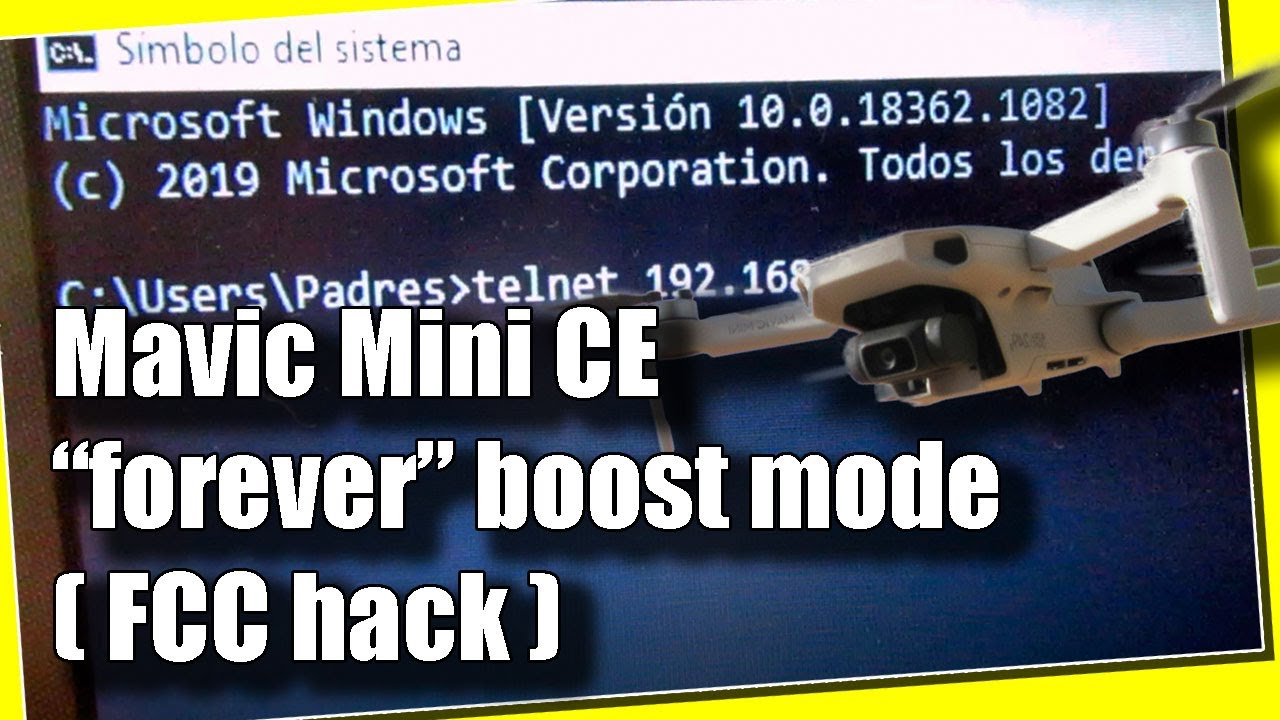 Mavic Mini CE forever boost mod (FCC hack)