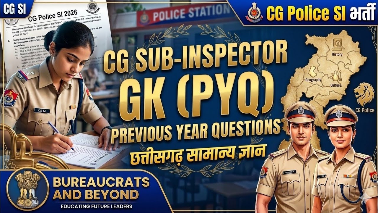 “Sub Inspector GK PYQ | Previous Year Questions for SI Exam | GK Practice Set”