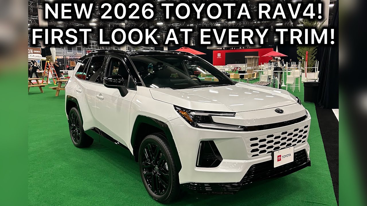 ВСЕ КОМПЛЕКТАЦИИ НОВЕЙШЕГО TOYOTA RAV4 2026 ГОДА! + Ваш первый взгляд на RAV4 LE и RAV4 XSE!