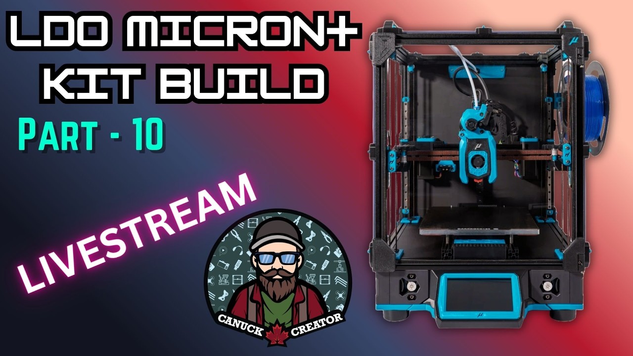 LDO Micron+ Kit build - KLIPPER TIME! #livestream ivestream