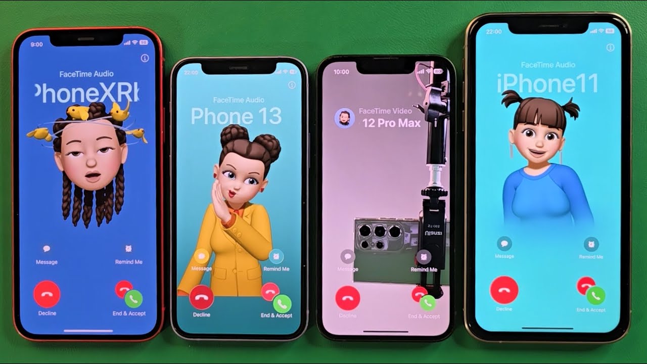iPhone12 iPhone12mini iPhone13mini iPhone16pro Incoming call FaceTime Outgoing call