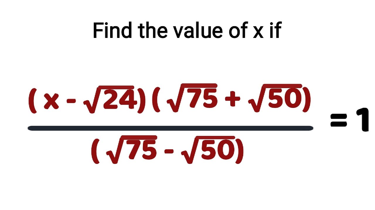 Find the value of x in the given expression| Basics of Maths | Competitive Exams 📚🖊️
