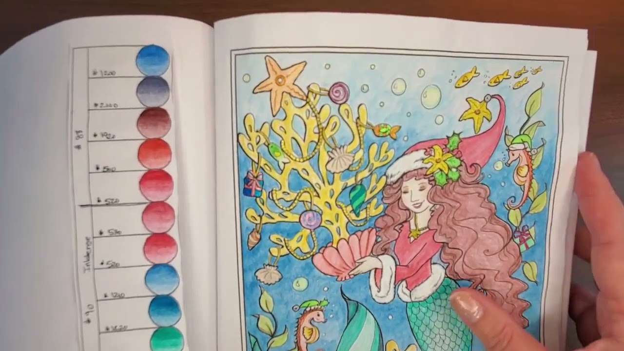 Completed Coloring pages | December 2024 | Adult Coloring