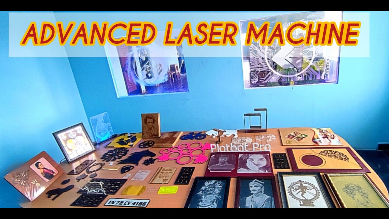Plotbot Samples Video | Advanced Laser Cutting & Engraving Machine | RETECH LASERS | Made in India