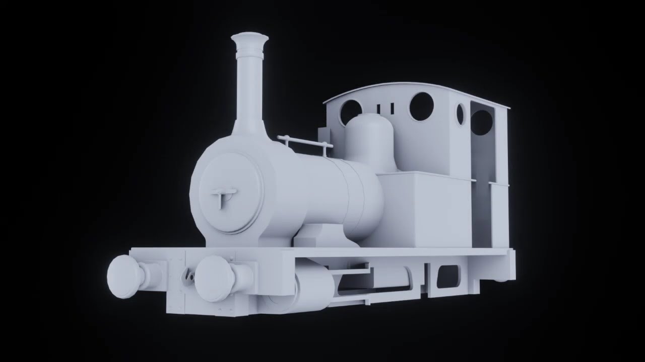 [Blender] Talyllyn Railway no.2 Dolgoch Timelase (Part 2).
