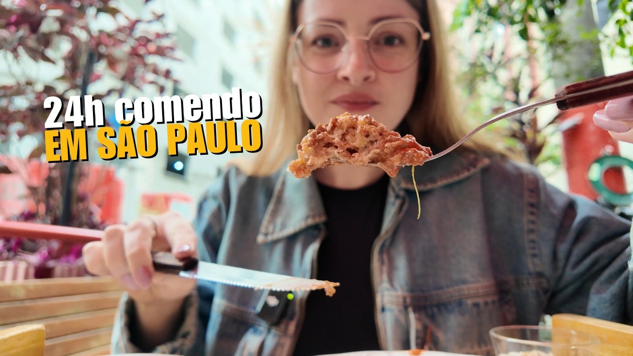 24 horas comendo tudo o que me der vontade em São Paulo