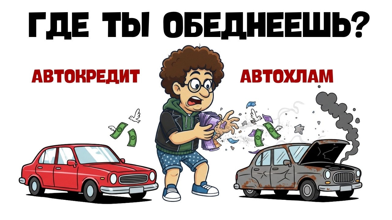 Что БЫСТРЕЕ Сделает Вас Нищим Автокредит На Ладу Или Ремонт Автохлама? | личные финансы