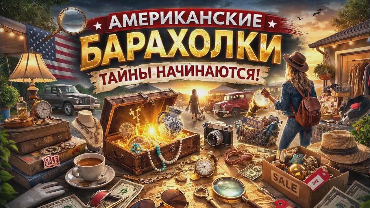 АМЕРИКАНСКИЕ РАСПРОДАЖИ МАНЯТ КАК МАГНИТ! ПОИСК СОКРОВИЩ! КРАСИВЫЕ ВЕЩИ КРУГОМ! 