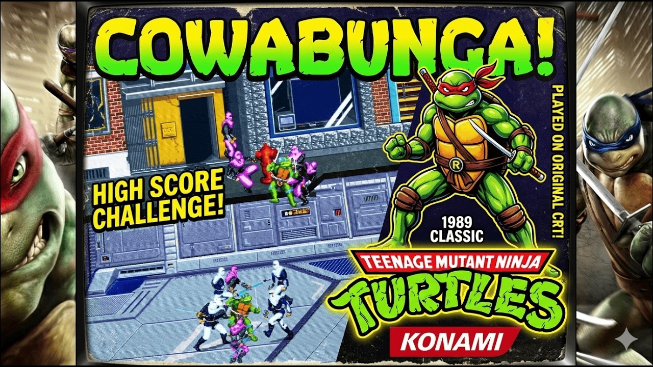 Teenage Mutant Ninja Turtles (1989/Konami)(Arcade)