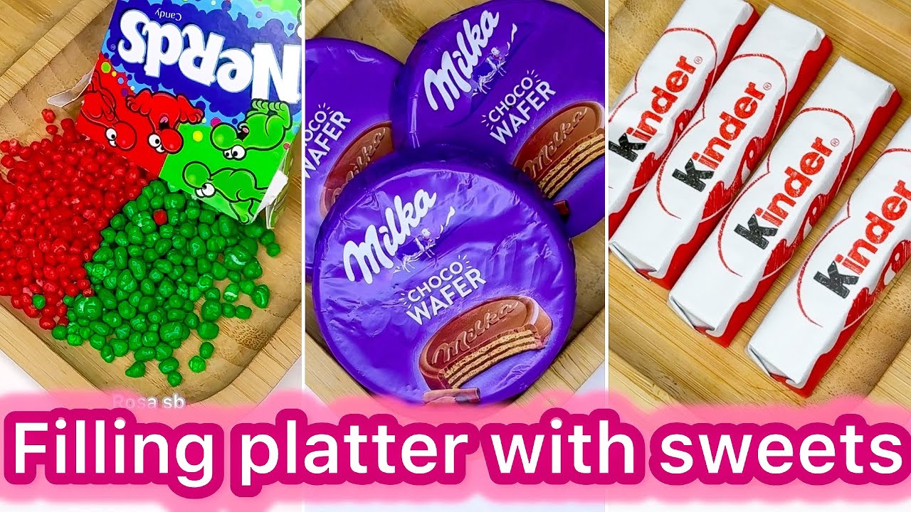 ASMR ~ sweet platter ~ oddly satisfying