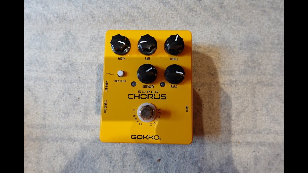 GOKKO Chorus Electric Guitar Pedal Review