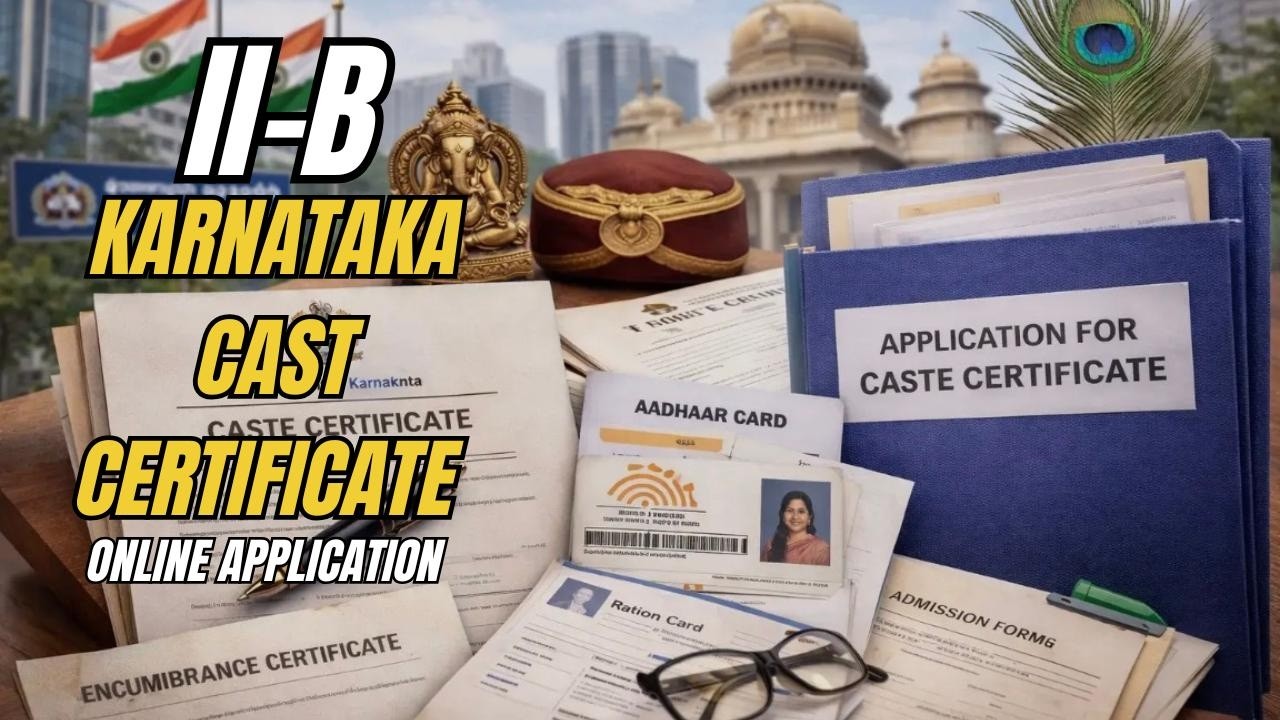 How to apply  Income & Cast Certificate online 2B