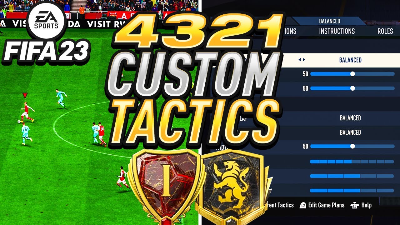 4321 = OP ✅ BEST FIFA 23 PRO CUSTOM TACTICS 🔥