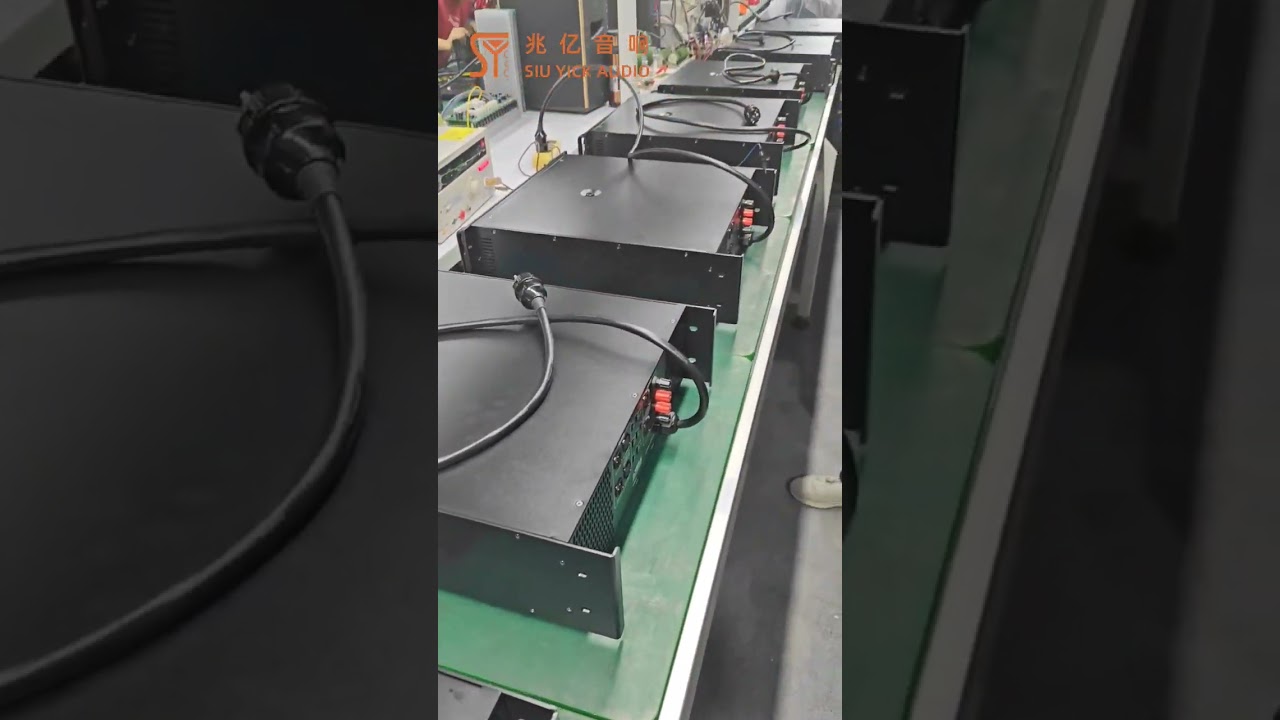 Professional power amplifier assembly, heavy duty design