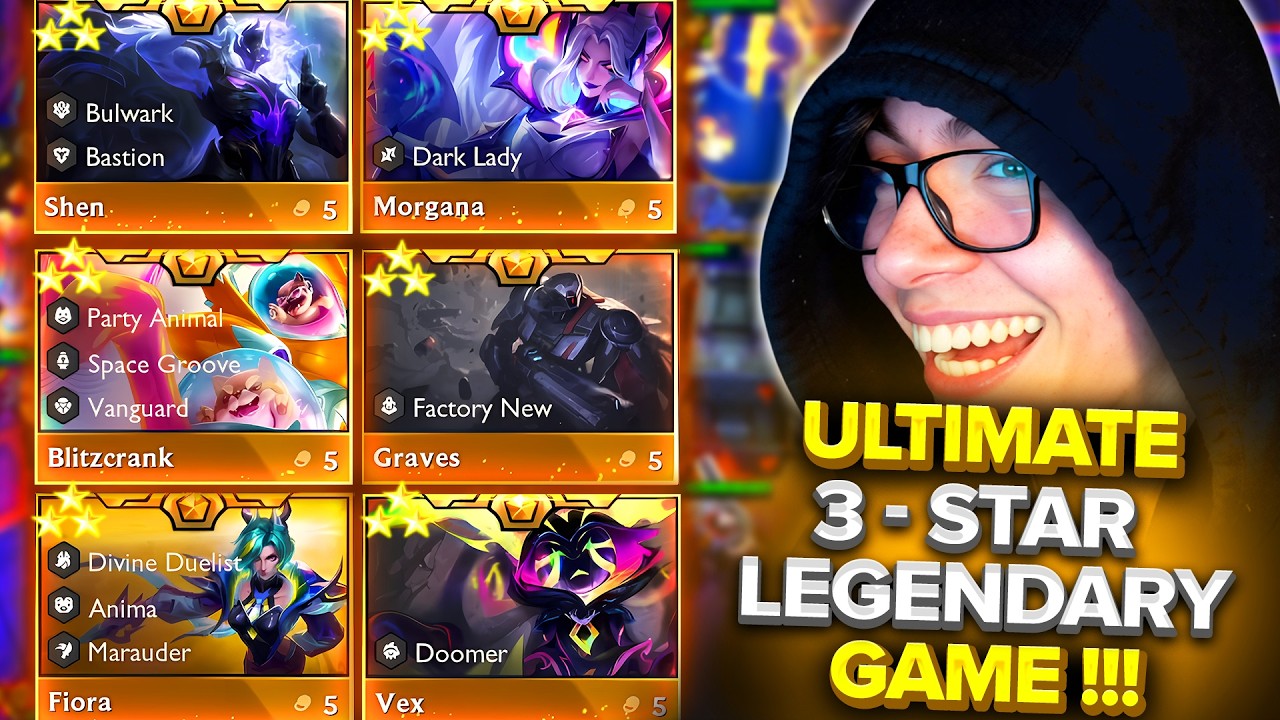 This Is How I Hit SIX 3-Star Legendaries In The SAME GAME!? | TFT Set 17