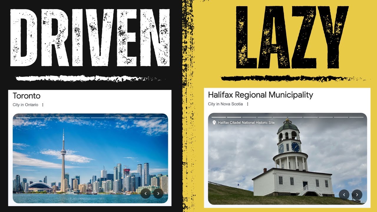 Why TORONTO is BETTER than Halifax for AMBITIOUS People | Halifax vs. Toronto Differences