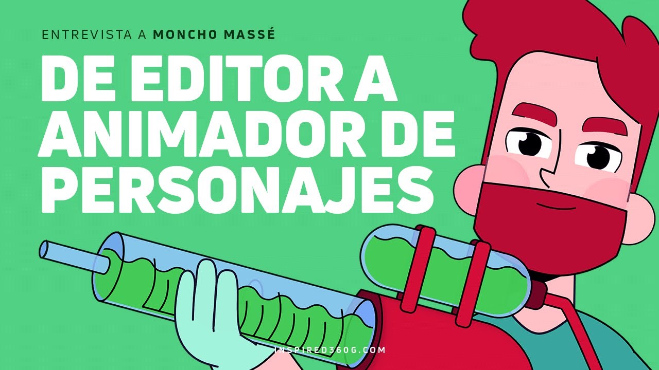 De Editor de videos a Ilustrador 2D y Animador - Entrevista Moncho Massé