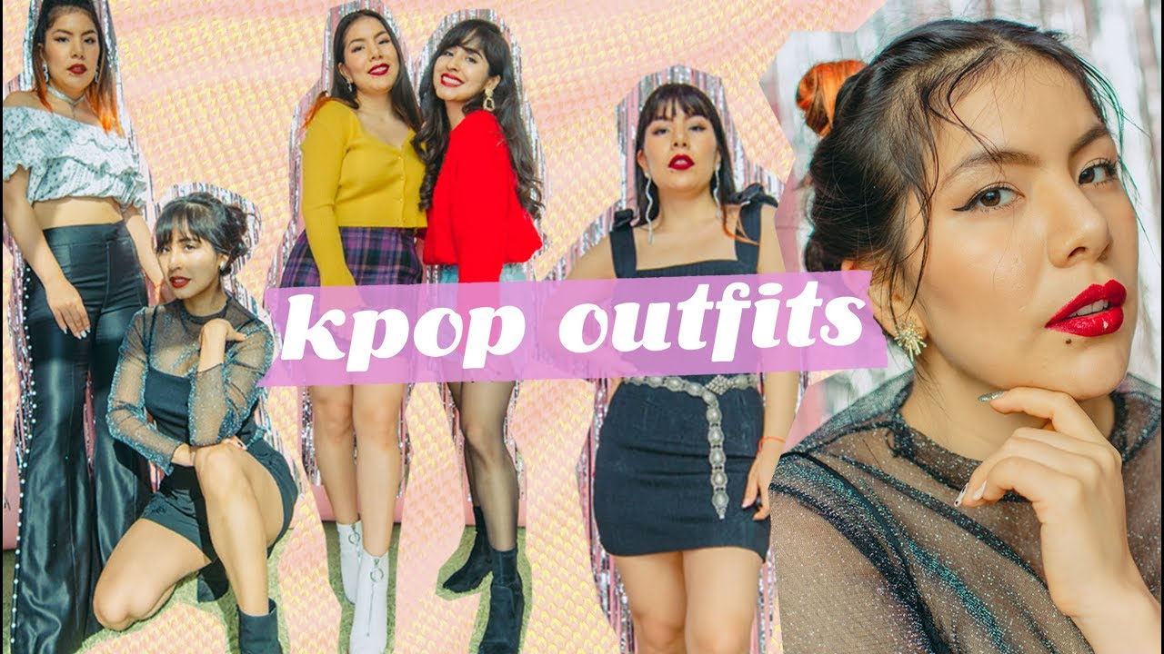 Dressing up like kpop idols in 10 Outfits & 2 